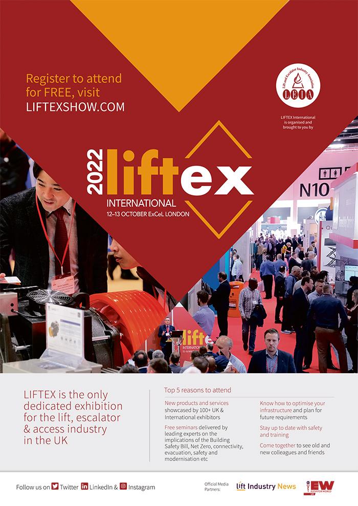 Register to attend LiftEx for FREE, visit LIFTEXSHOW.COM