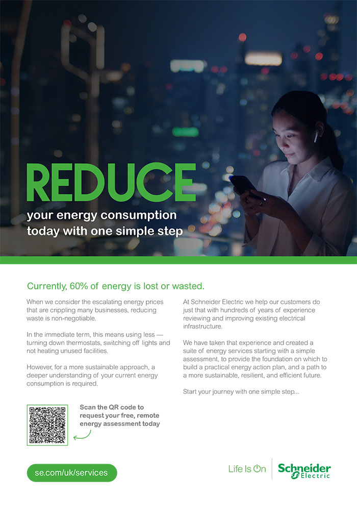 Schneider Electric - reduce your energy consumption today with one simple step