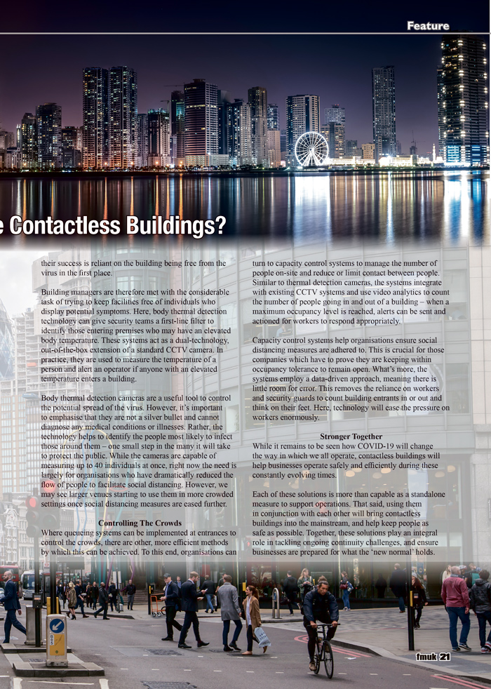 Safety At Work: How Can Businesses Achieve Contactless Buildings? page 2