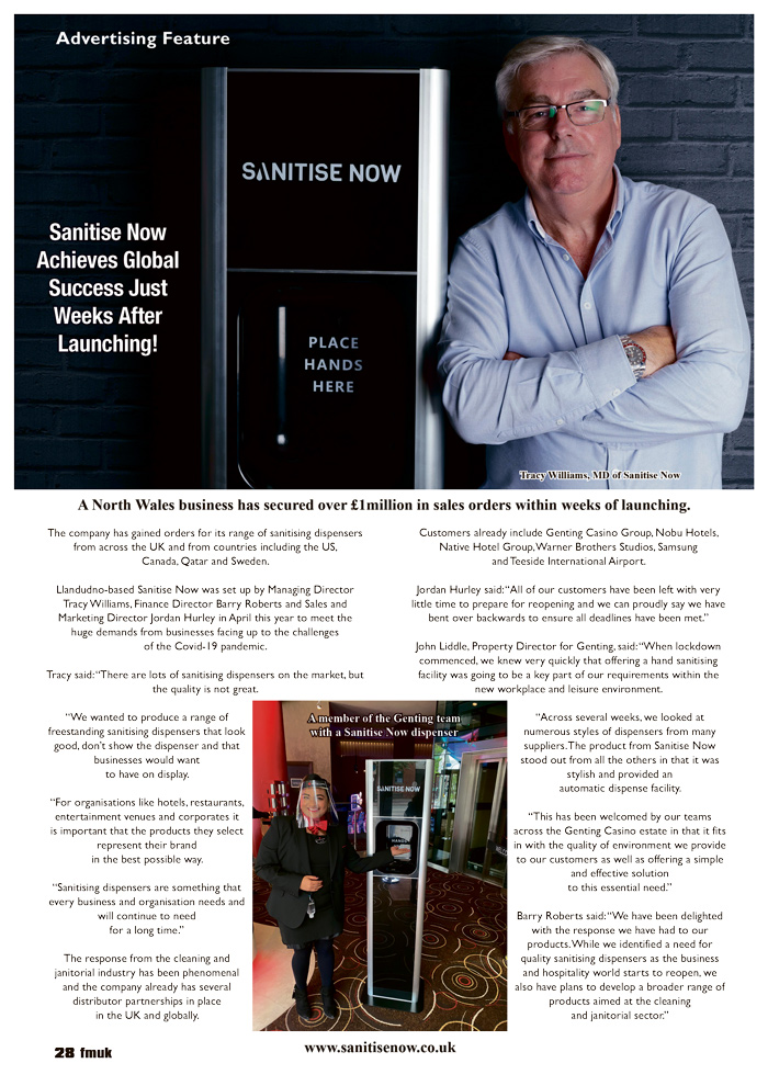 Sanitise Now Achieves Global Success Just Weeks After Launching