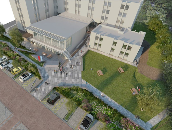 CGI Visualisation of the completed campus