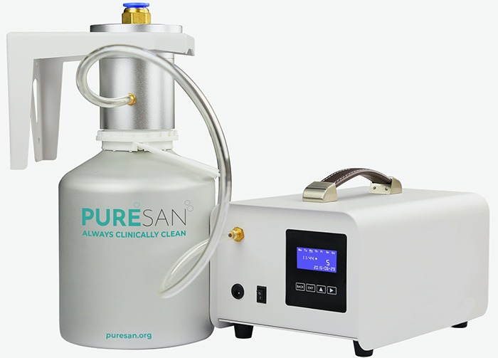PureSan HVAC room sanitiser system