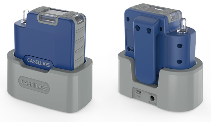 Photo of two Casella VAPex Pumps front and back