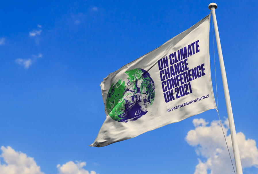 climate change conference flag