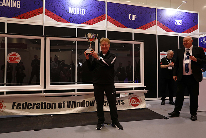Window Cleaning World Cup winner Terry Burrows