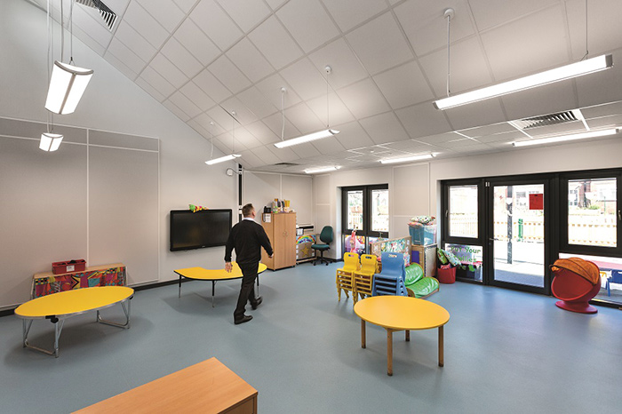 A classroom at Gibside School in Newcastle Upon Tyne