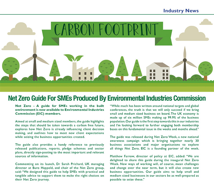 Net Zero Guide For SMEs Produced By Environmental Industries Commission