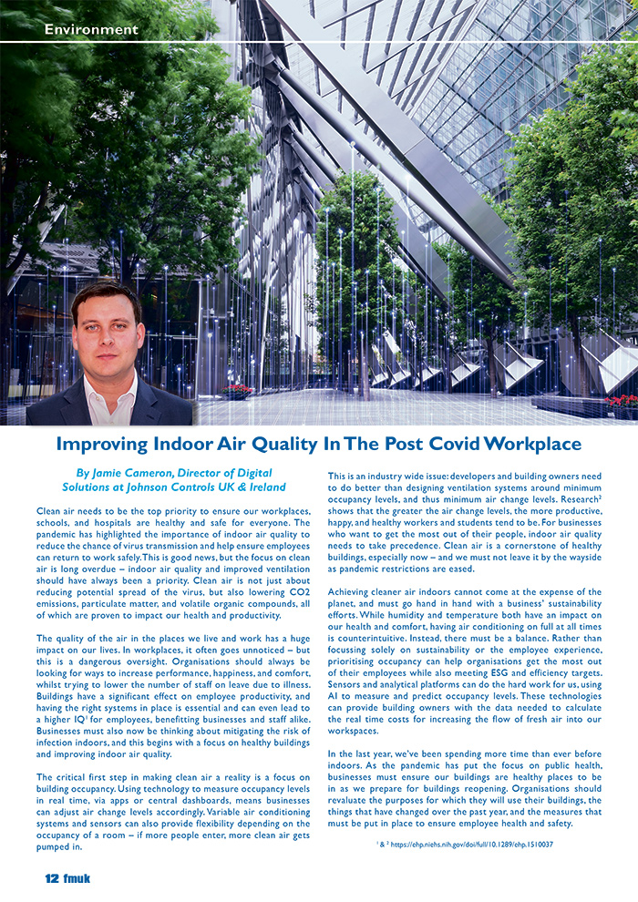 Improving Indoor Air Quality In The Post‑Covid Workplace