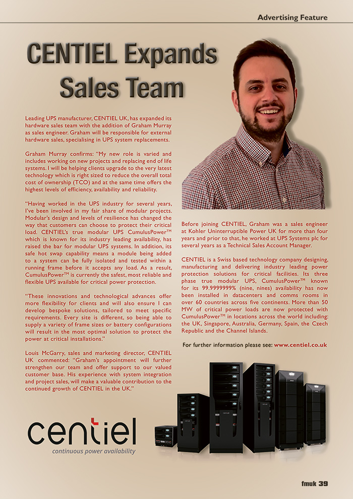 CENTIEL Expands Sales Team