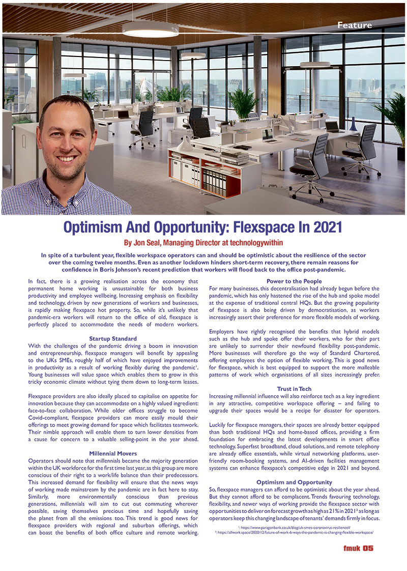 Optimism And Opportunity: Flexspace In 2021