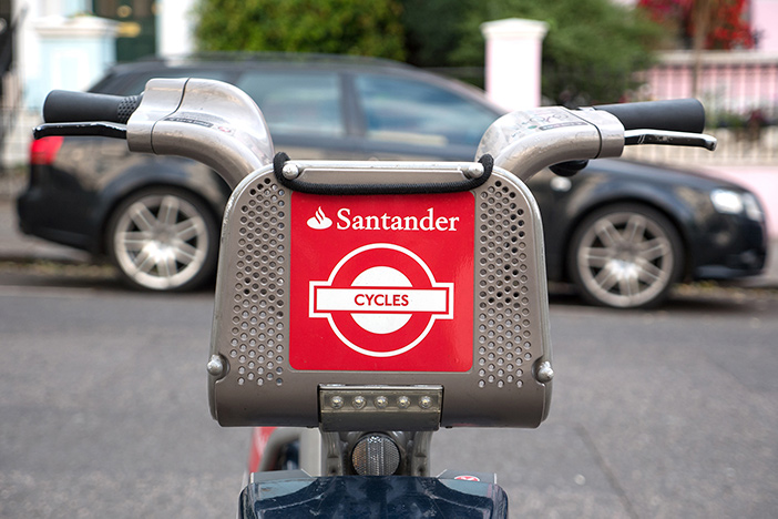 A Santander Cycle