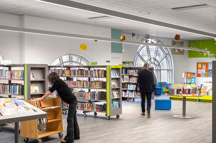 New lighting from Zumtobel and Thorn at Bath Library