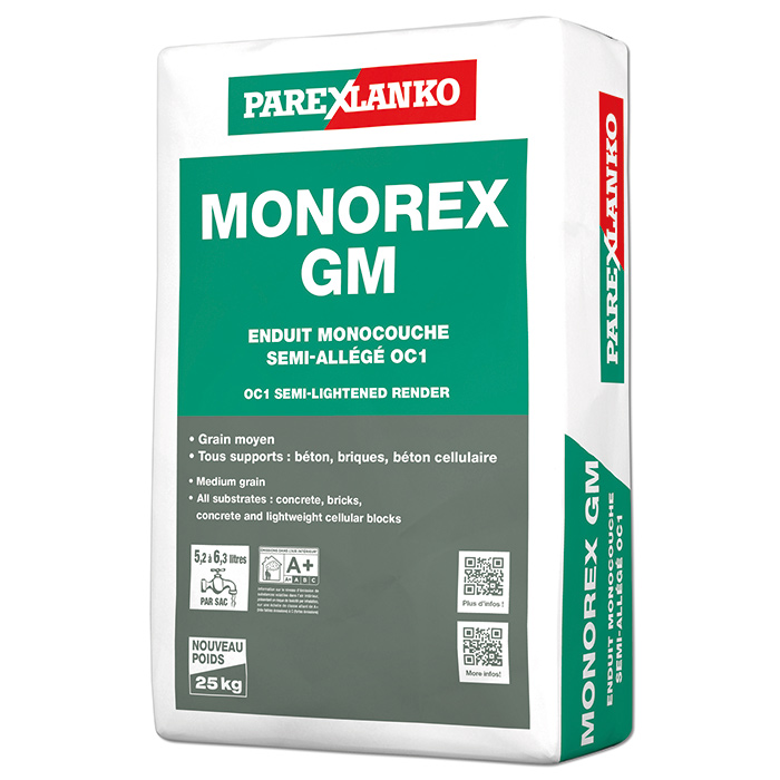 A pack of Parex Monorex GM