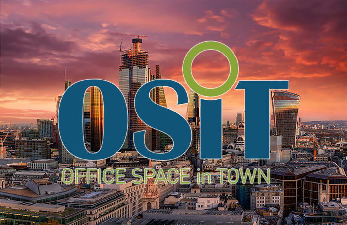 OSiT logo superimposed over the London skyline