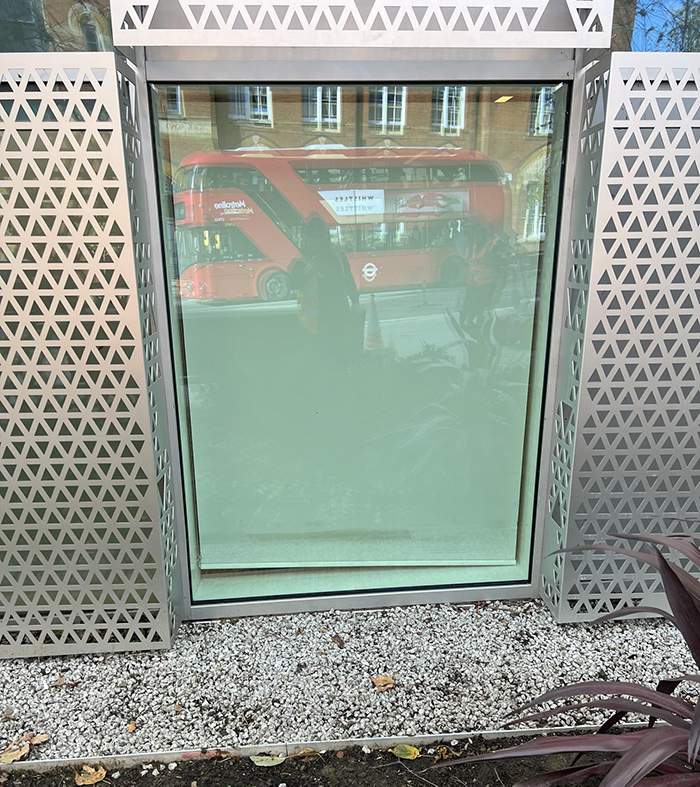 PTSG's glazing work at Q1 office building in Handyside Street, King’s Cross
