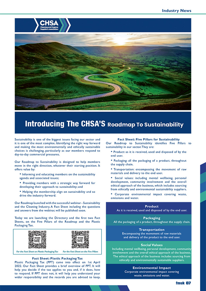 Introducing The CHSA's Roadmap To Sustainability