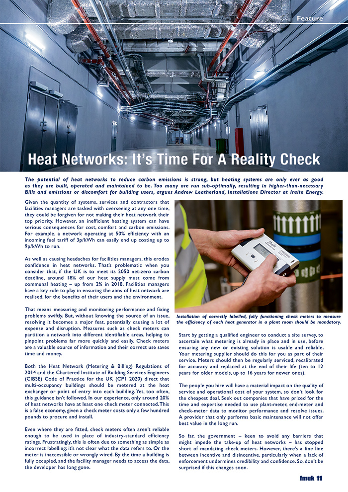 Heat Networks: It’s Time For A Reality Check