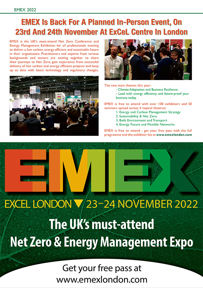 EMEX Is Back For A Planned In-Person Event, On 23rd And 24th November At ExCeL Centre In London