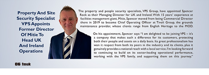 Property And Site Security Specialist VPS Appoints Former Director Of Mitie To Head UK And Ireland Operations