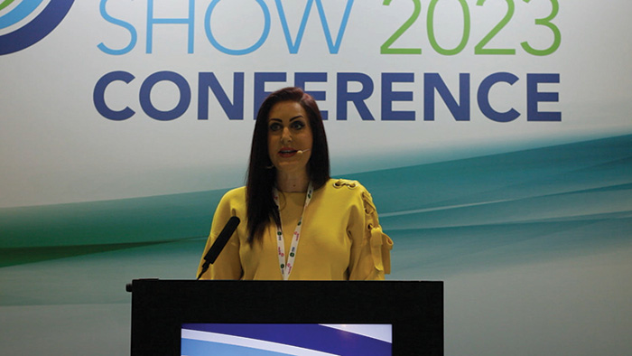 Nina-Wyers speaking at The Cleaning Show 2023 Conference