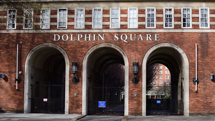 Dolphin Square Restoration Project in central London