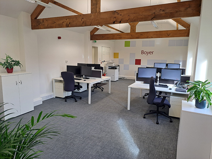 Working space in Boyer’s Loughborough Office