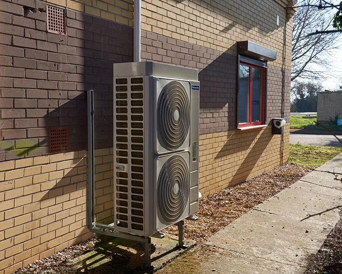 A Tyneham Air Source Heat Pump installed by Hamworthy Heating